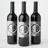 Étiquette Pour Bouteilles De Vin Conception de partition musicale personnalisée (Bouteilles)