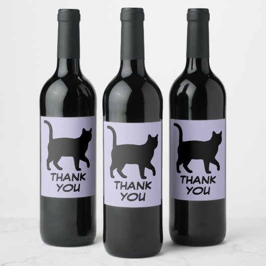 Étiquette Pour Bouteilles De Vin Conception de silhouettes de jolis animaux de comp (Bouteilles)