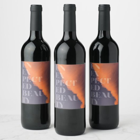 Étiquette Pour Bouteilles De Vin Conception urbaine simple et moderne d'Unexpected (Bouteilles)