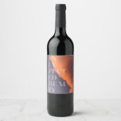 Étiquette Pour Bouteilles De Vin Conception urbaine simple et moderne d'Unexpected (Devant)