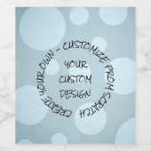 Étiquette Pour Bouteilles De Vin Concevez ceci (Étiquettes simples)