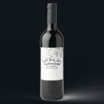 Étiquette Pour Bouteilles De Vin Concevez votre propre personnalisation<br><div class="desc">Ajoutez du texte personnalisé ou reconcevez ce produit complètement à partir de zéro en remplaçant notre image par la vôtre ! Ajoutez votre propre texte,  choisissez vos polices et couleurs préférées et visitez Illusory Optics sur Zazzle pour plus d'informations.</div>