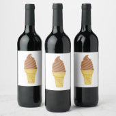 Étiquette Pour Bouteilles De Vin Cône de crème glacée (Bouteilles)
