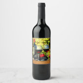 Étiquette Pour Bouteilles De Vin Consonance de vignoble - Conception d'étiquette de (Devant)