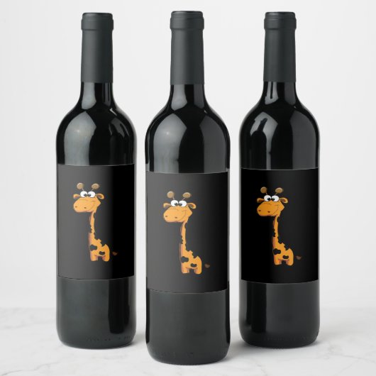 Étiquette Pour Bouteilles De Vin Copy Giraffe (Bouteilles)