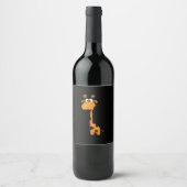 Étiquette Pour Bouteilles De Vin Copy Giraffe (Devant)
