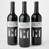 Étiquette Pour Bouteilles De Vin Coquito 100% Puertorico (Bouteilles)
