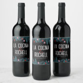 Étiquette Pour Bouteilles De Vin Coquito de Noël (Bouteilles)
