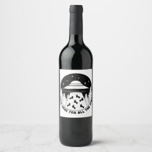 Étiquette Pour Bouteilles De Vin Corgi Lover Cadeaux Femmes Ns Hommes Drôle Ufo Al