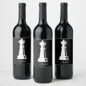 Étiquette Pour Bouteilles De Vin Costume Chess Lover (Bouteilles)