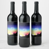 Étiquette Pour Bouteilles De Vin Coucher du soleil (Bouteilles)