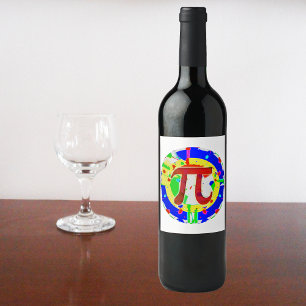 Étiquette Pour Bouteilles De Vin Couleurs Jour Pi