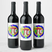 Étiquette Pour Bouteilles De Vin Couleurs Jour Pi (Bouteilles)