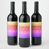 Étiquette Pour Bouteilles De Vin Couleurs pastel (Bouteilles)