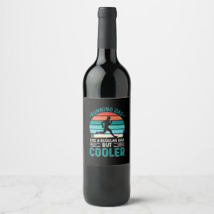 Étiquette Pour Bouteilles De Vin Courir papa
