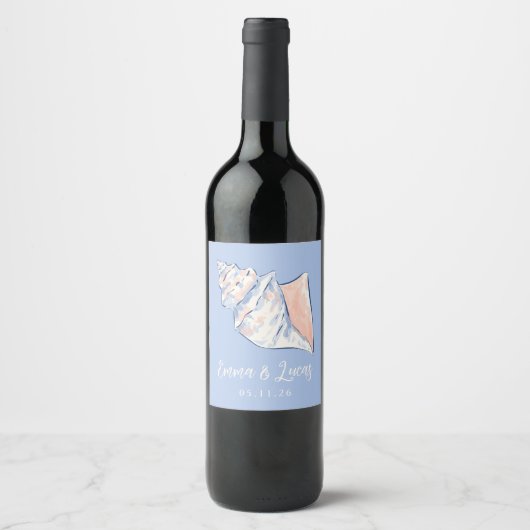 Étiquette Pour Bouteilles De Vin crabe (Devant)