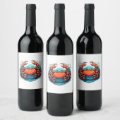 Étiquette Pour Bouteilles De Vin crabe-drole (Bouteilles)