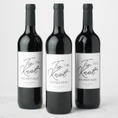 Étiquette Pour Bouteilles De Vin Cravate le noeud Mariage avec goût (Bouteilles)