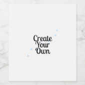 Étiquette Pour Bouteilles De Vin Créez le Vôtre (Étiquettes simples)