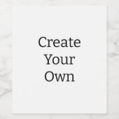 Étiquette Pour Bouteilles De Vin Créez votre propre (Étiquettes simples)