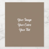 Étiquette Pour Bouteilles De Vin Créez votre propre (Étiquettes simples)