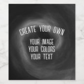 Étiquette Pour Bouteilles De Vin Créez votre propre (Étiquettes simples)