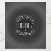 Étiquette Pour Bouteilles De Vin Créez Votre Propre - Conception Personnalisée (Étiquettes simples)