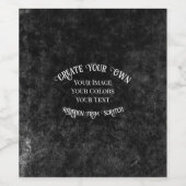 Étiquette Pour Bouteilles De Vin Créez Votre Propre Design Sur Mesure (Étiquettes simples)