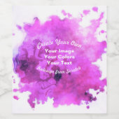 Étiquette Pour Bouteilles De Vin Créez Votre Propre Design Sur Mesure (Étiquettes simples)