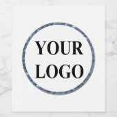 Étiquette Pour Bouteilles De Vin Créez votre propre Mariage moderne Elegant Rose or (Étiquettes simples)