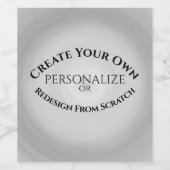 Étiquette Pour Bouteilles De Vin Créez Votre Propre Modèle (Étiquettes simples)