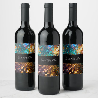 Étiquette Pour Bouteilles De Vin Créez Votre Propre Verre Coloré Personnalisé