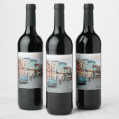 Étiquette Pour Bouteilles De Vin Cuba (Bouteilles)