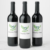 Étiquette Pour Bouteilles De Vin Custom Food & Beverage Label Set (Bouteilles)