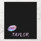 Étiquette Pour Bouteilles De Vin Cute et chic (Étiquettes simples)