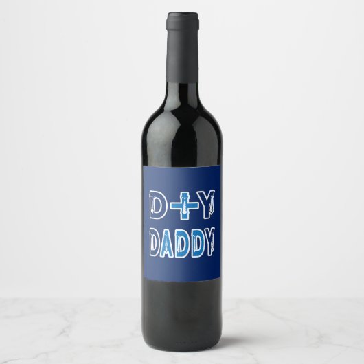 Étiquette Pour Bouteilles De Vin d + y = dADDy (Devant)