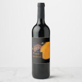 ÉTIQUETTE POUR BOUTEILLES DE VIN DACHSHING (Devant)