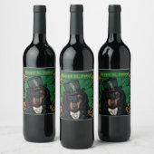 ÉTIQUETTE POUR BOUTEILLES DE VIN DACHSHUND (Bouteilles)