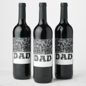 Étiquette Pour Bouteilles De Vin DAD mécanique automobile (Bouteilles)