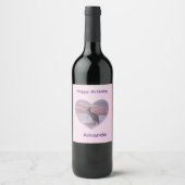 Étiquette Pour Bouteilles De Vin Dames nommées Amanda, (Devant)