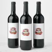 Étiquette Pour Bouteilles De Vin Dans La Pizza, Nous Croûtons (Bouteilles)