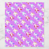 Étiquette Pour Bouteilles De Vin Danseurs (Étiquettes simples)