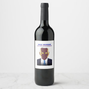 Étiquette Pour Bouteilles De Vin Dark Brandon