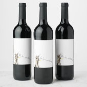 Étiquette Pour Bouteilles De Vin De rien (Bouteilles)
