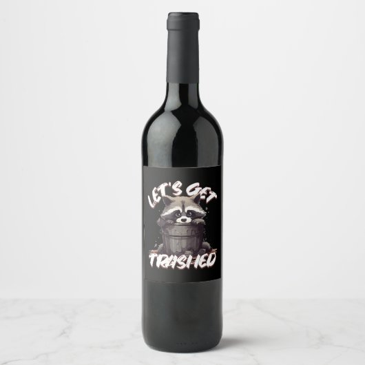 Étiquette Pour Bouteilles De Vin Débarrassons-Nous (Devant)