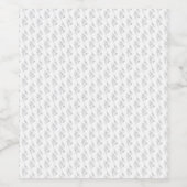 Étiquette Pour Bouteilles De Vin Décoratif, Stéatite, Bianca (Étiquettes simples)