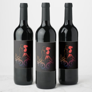 Étiquette Pour Bouteilles De Vin Décorations & Fournitures pour Enterrement de Vie
