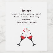 Étiquette Pour Bouteilles De Vin Définition de la quantité cool (Étiquettes simples)