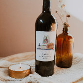 Étiquette Pour Bouteilles De Vin Dégustation de vins élégants | Réception de mariag