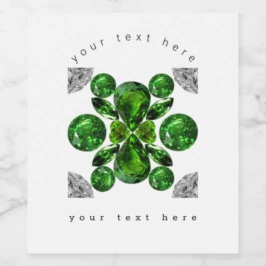 Étiquette Pour Bouteilles De Vin Design d'araignée (Étiquettes simples)